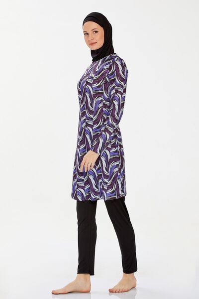 REMSA Lycra Full Covered Hijab Μαγιό Helena 9214 Μαύρο