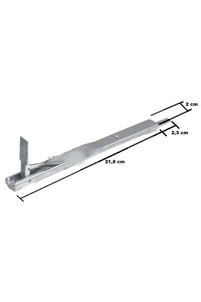 Geylani Aluminum Recessed Door Slider 21.5 Cm x 2 Cm