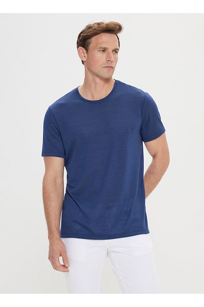 ALTINYILDIZ CLASSICS Ανδρικό μπλουζάκι Six Star Classics Navy Blue 4A 4824200045