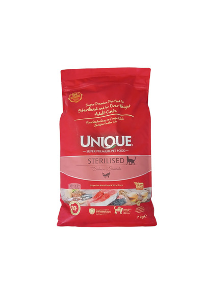 Unique Kısırlaştırılmış Kedi Maması Somonlu 7kg