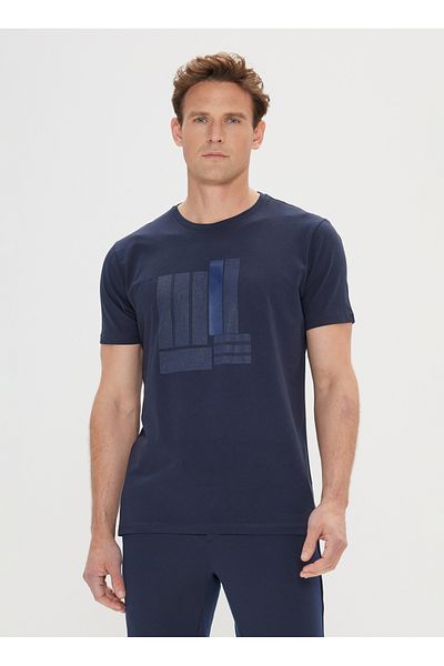 ALTINYILDIZ CLASSICS Ανδρικό T-Shirt Altınyıldız Classics Navy Blue 4A 4824200008