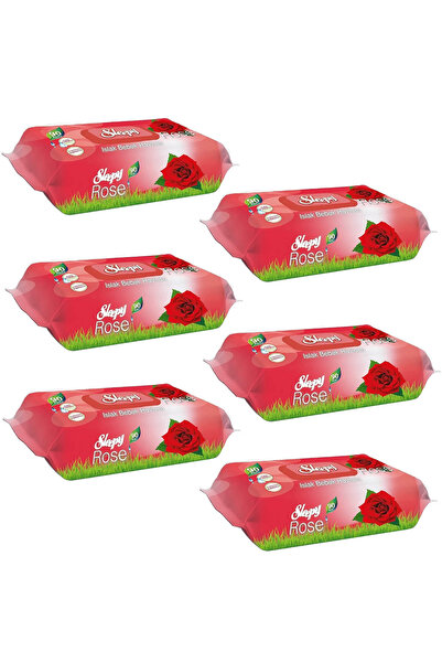 Sleepy منشفة مبللة برائحة الورد 90 ورقة × 6 قطع