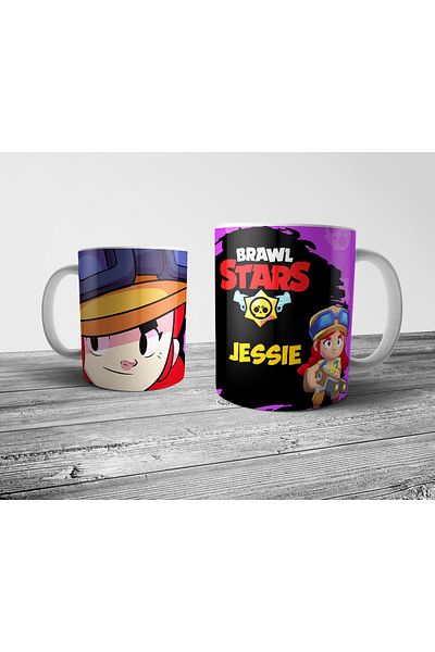Pixxa Brawl Stars Jessie - Mug Cup Model 1