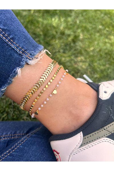 Rossetto Atelier Gold Barley Anklet