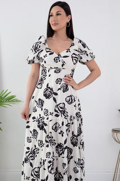 PULLIMM Rochie cu decolteu dublu cu croială asimetrică - NY4225