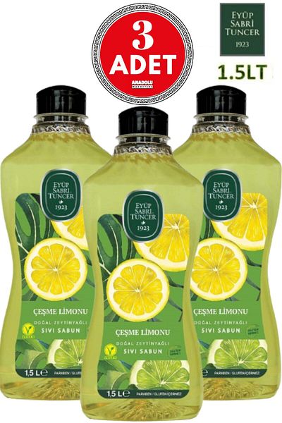Eyüp Sabri Tuncer Liquid Soap Çeşme Lemon Liquid Soap 1500 ml