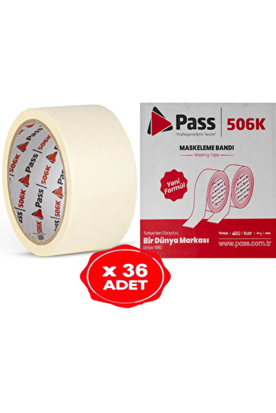 PASS 48 мм шириною 25 метрів паперова малярська стрічка - 36 штук