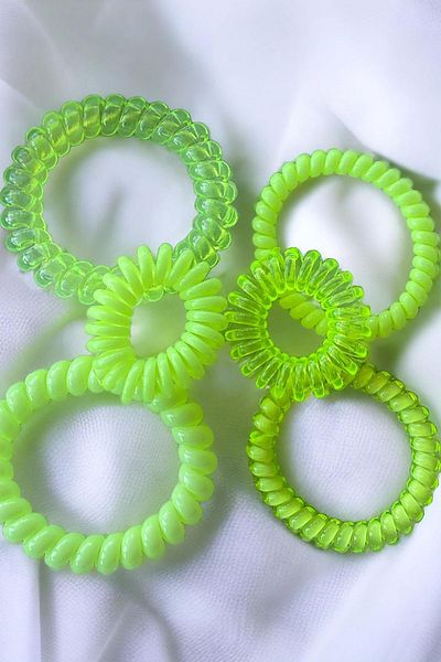 TAKIŞTIR Yellow Spiral Buckle Set