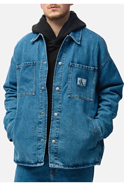 Calvin Klein JEANS OVERSIZED OVERSHIRT ERKEK GÖMLEK-J30J324865