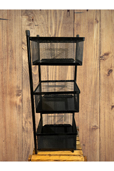 Aless 3 KATLI SABİT METAL SEBZELİK