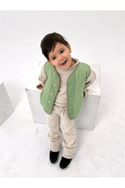 EYC BABY Unisex Padded and Lined Baby/Child Quilted Vest