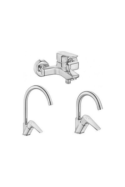 Eca Niobe Set of 3 (SWAN SINK BATTERY, BATTERY BATTERY, KITCHEN SINK BATTERY)