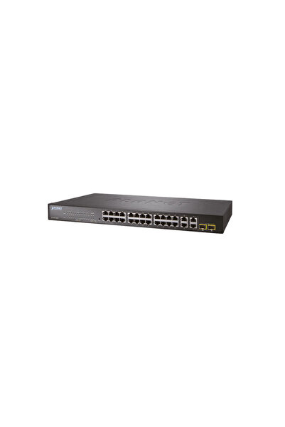 24-Port SNMP Manageable 10/100Base-TX + 4-Port 1000Base-T Gigabit + 2-Port MiniGBIC(SFP) Switch