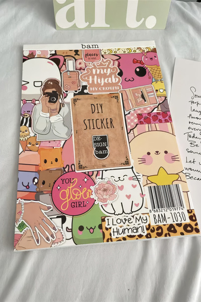 EFBUTİK DIY Sticker Kitabı Bam