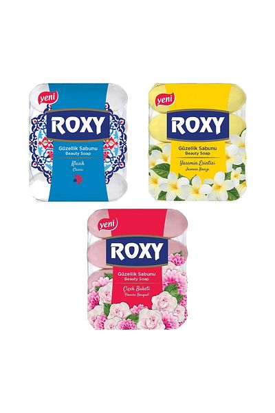 Dalan Roxy 4x70 gr x 3-Piece Beauty Soap Mixed Set