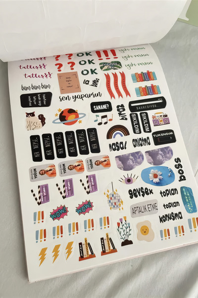 EFBUTİK DIY Sticker Kitabı Bam