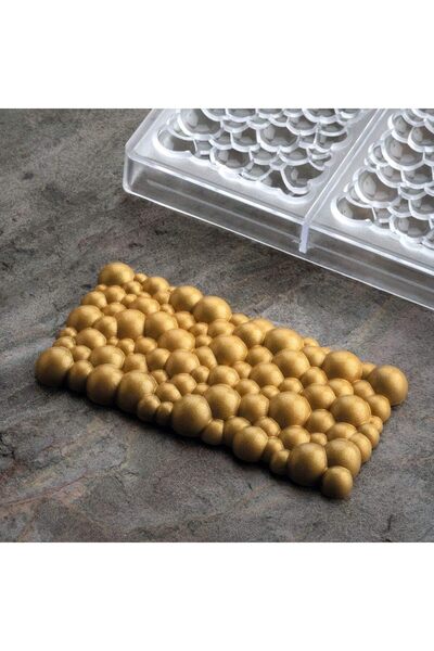 Siliko World قالب شوكولاتة الفقاعات من البولي كربونات