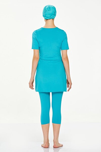 REMSA Ημίκλειστο μαγιό με κοντομάνικο καλσόν Walt 0572 Mint