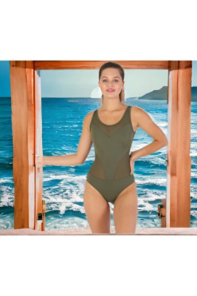 Shopiolog Νέο μαγιό με φαρδύ λουράκι από απλό τούλι