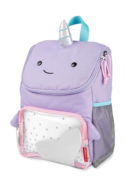 Skip Hop Rucsac pentru fete cu model Zoo - Narwhal 9M 929310   Mov