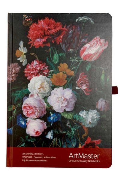 Gıpta 17 x 24 cm Leaf Lined Art Master Notebook - J. Heem with Hard Cover