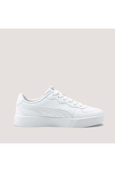 Puma Skye Clean Unisex Αθλητικά Παπούτσια - Λευκά - 38,5