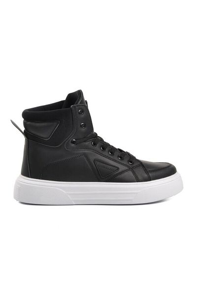 DUNLOP Μαύρο Λευκό Ανδρικό Hi Sneaker