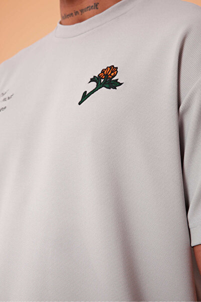 Weyeze Af-Y37035Lns Model Jacquard T-Shirt