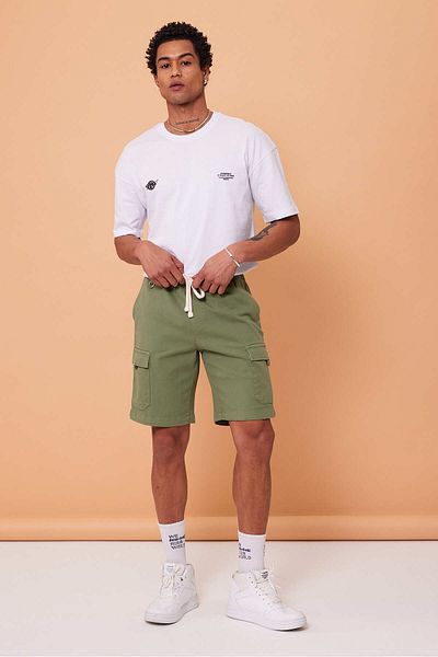 Weyeze Gabardine Capri Cargo Pocket - Af-Y91020Lns
