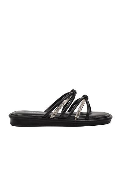 Pierre Cardin PC-5106 Black Women's Slippers