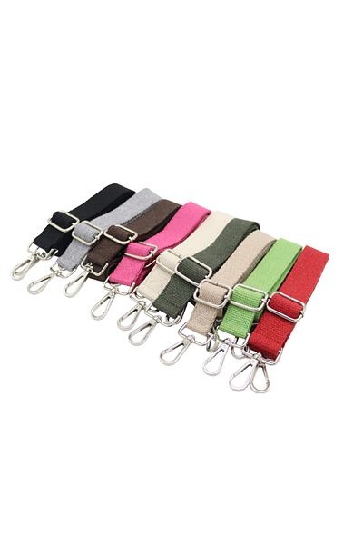 Anatolia Light Gray Cotton Bag - Adjustable Strap (3cm X 120cm)