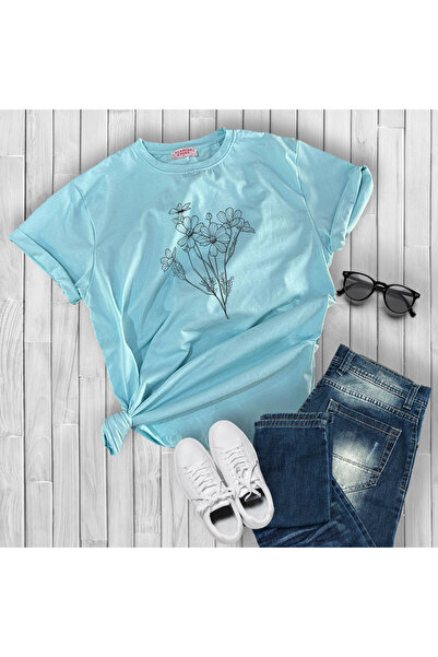 TexKid Μπλουζάκι για ενήλικες με λουλουδάτο σχέδιο