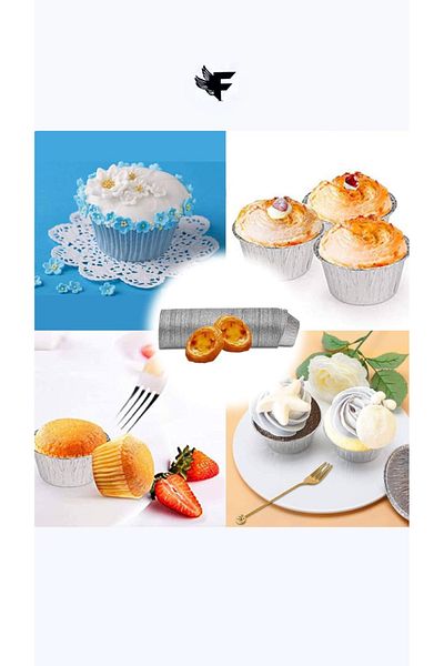 FİGANLAR Δοχείο Κρέμα Καραμέλας Αλουμινίου (SUFLE) 300 Τεμάχια
