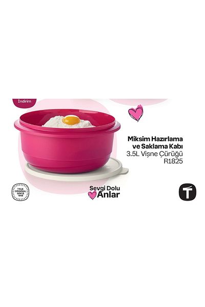 Tupperware Miksim Preparation and Storage Container 3.5LT