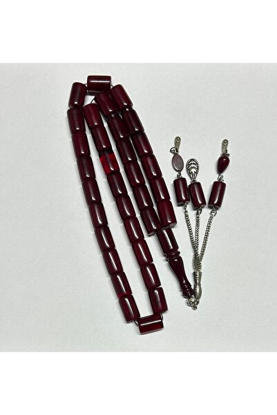 Han Ticarethane Model de tăiere roșie Mărimea gigantă Rozari de chihlimbar