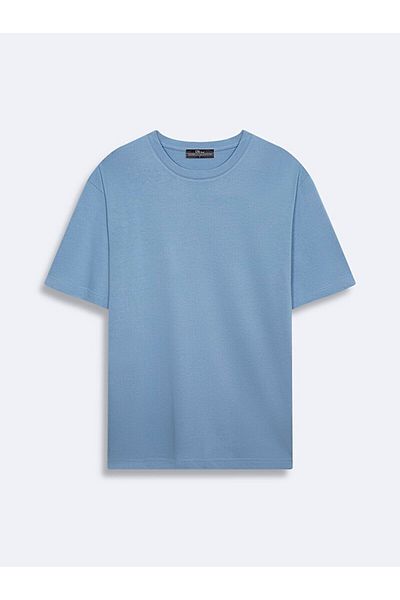 Ltb Tricou albastru oversize