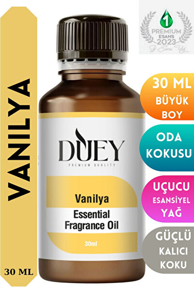 DUEY Vanilya Uçucu Yağ 30ML Buhurdanlık Yağı Difüzör Esansı Oda Kokusu Esansı...