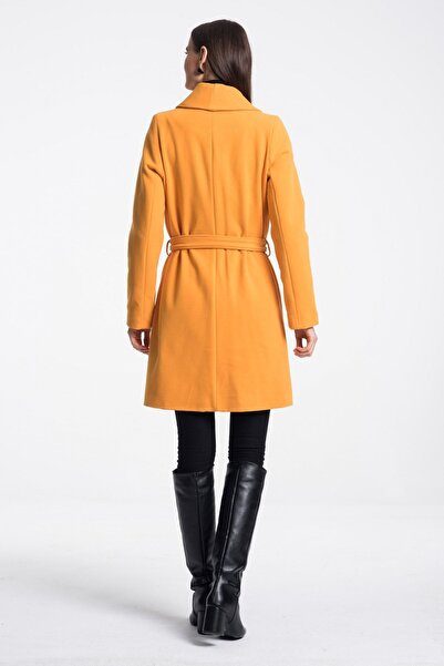 Pitti Women's New Orange Coat 70477