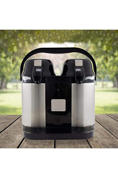 Forum İskenderun COOKER 5 Liter Double Steel Thermos Stainless Thermos 5 Liter