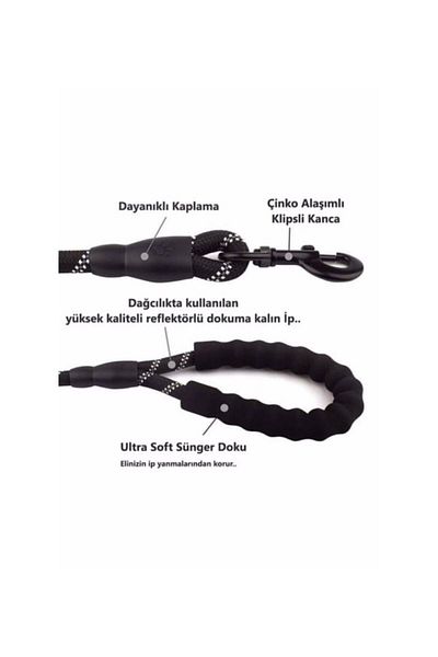 CARNIVAL LAND A+ Quality - Reflective Strap, 130 cm Medium and Large Size Walking Collar Money Dogs