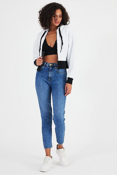 ALEXANDERGARDI Hooded Faux Wool Cardigan (B23-36302-EKRU)