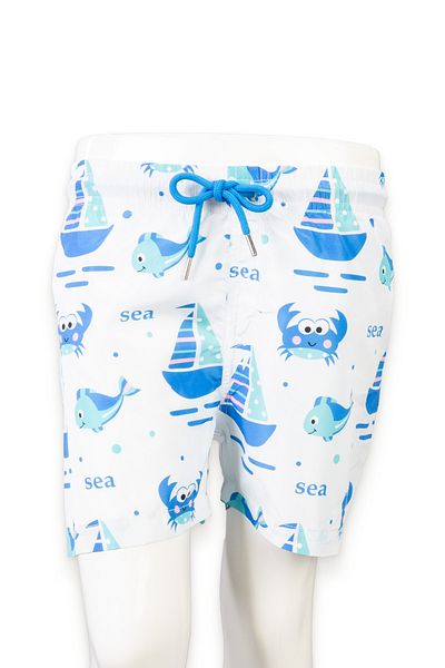 PODIUM GYM New Trend Cute Crab/Fish Printed Quick Dry Pantaloni scurți pentru bărbați Costume de baie