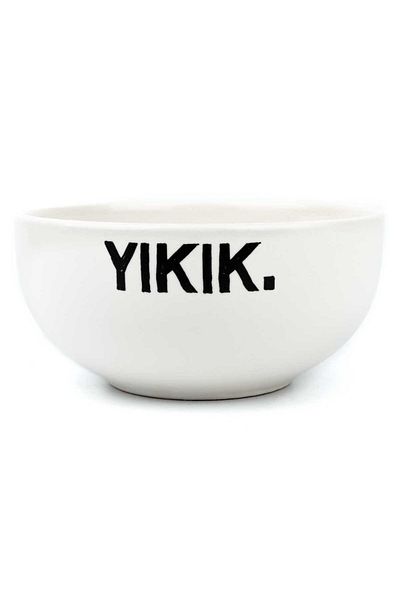 PALTO TASARIM DestructionCream Ceramic Bowl - Gift Ceramic Bowl