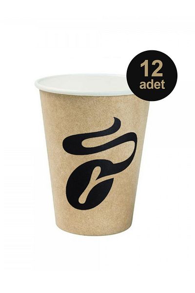 Tchibo 8 Oz Paper Cup 12 pieces (without lid)