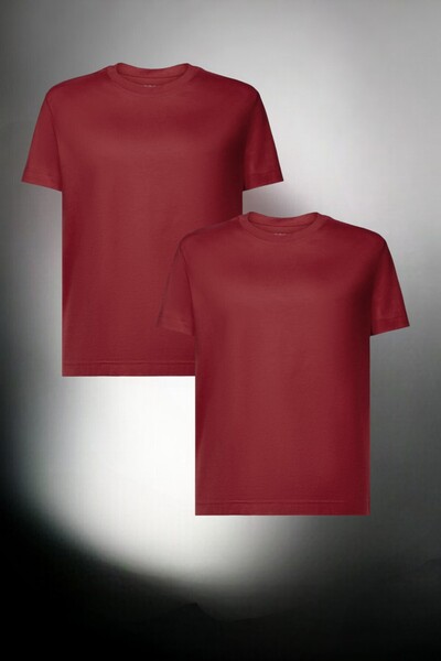 han elegant Πακέτο 2 μπλουζάκια μονόχρωμα βαμβακερά για κορίτσια και αγόρια 5...