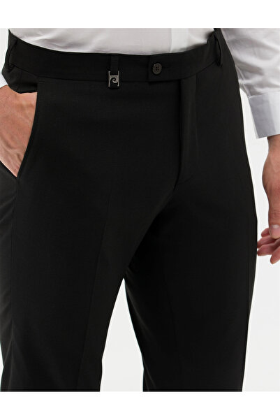 Pierre Cardin PİERRE CARDİN SUİT  SLİM FİT KUMAŞ PANTOLON - SİYAH
