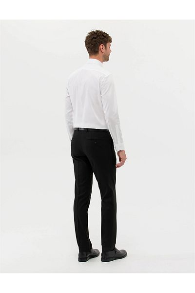 Pierre Cardin PİERRE CARDIN SUIT SLIM FIT FABRIC PANTS - BLACK