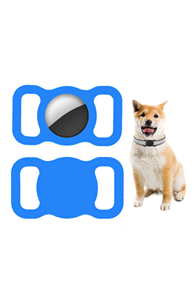 Dexmon Airtag Silicone Case Animal Collar Attachable Closed Back Non-Fall Non...