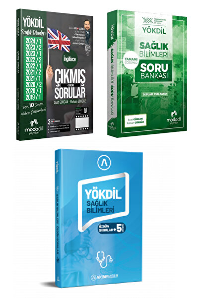 Modadil Yayınları Modadil Yökdil Sağlık Çıkmış Sorular+soru Bankası+ Sağlık B...
