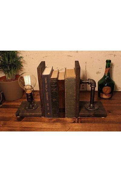 Blbndesign Dekoratif Borudan Kitaplık Ve Lambader